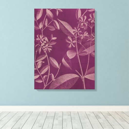 Moderne botany III Canvas Afdruk (Insitu (Houten vloer))