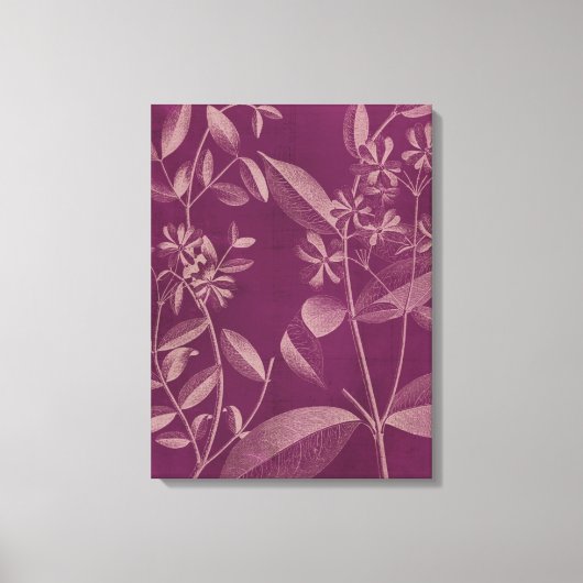 Moderne botany III Canvas Afdruk (Voorkant)