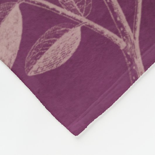 Moderne botany III Fleece Deken (Hoek)