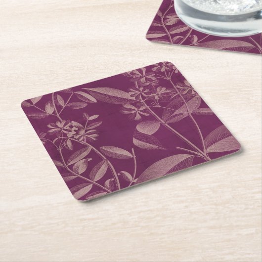 Moderne botany III Kartonnen Onderzetters (Schuin)