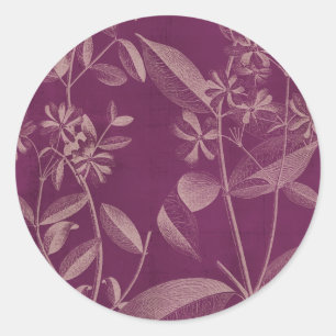 Moderne botany III Ronde Sticker