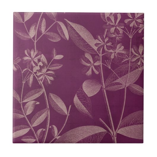 Moderne botany III Tegeltje (Voorkant)