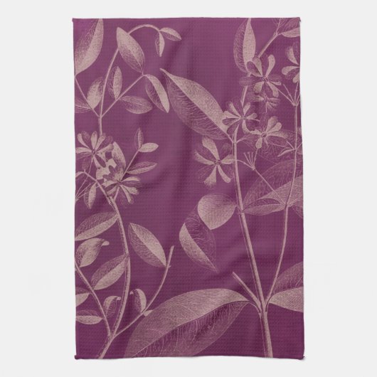 Moderne botany III Theedoek (Verticaal)