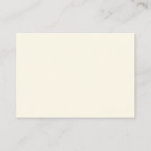 Moderne Boter Gele Monogram QR Code Trouw RSVP Notitiekaartje (Achterkant)