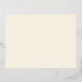 Moderne Boter Gele Monogram Trouw RSVP Kaart (Achterkant)