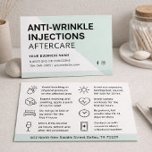Moderne Botox injectie Nazorg Kaart