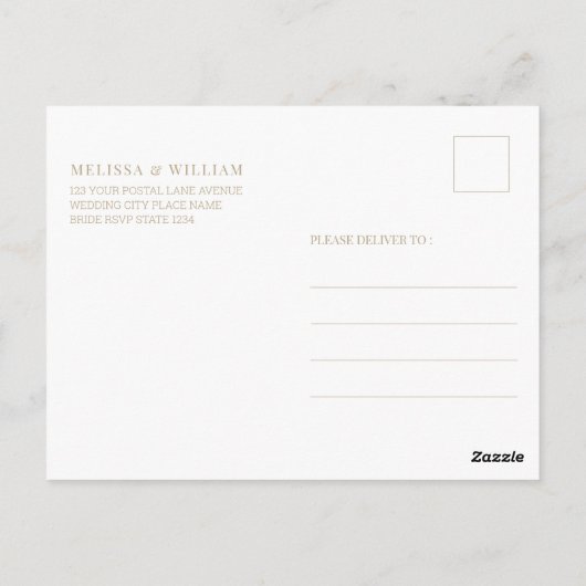 Moderne Bourgogne Floral Monogram bruiloft uitnodi Briefkaart (Achterkant)