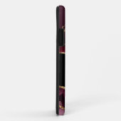 Moderne Bourgogne Gouden Agaat Crystal Personalise Case-Mate iPhone Case (Achterkant/rechts)