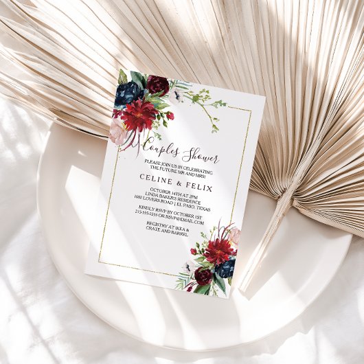 Moderne Bourgogne marinescheepvaart met blush Flor Kaart