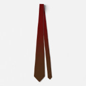 Moderne Bourgondië Bruine Ombre Stropdas (Voorkant)