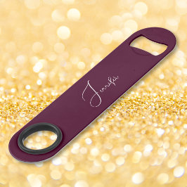 Moderne Bourgondië Elegant Stijlvol Trendsettend M Speed Flessenopener