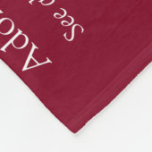 Moderne Bourgondië Leuk Definitie Voor Man Fleece Deken (Hoek)