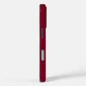 Moderne Bourgondië Monogram Naam Case-Mate iPhone Case (Achterkant / Rechts)