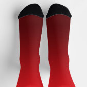 Moderne Bourgondië Rood Verlopend Sokken (Top)
