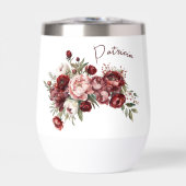 Moderne Bourgondische bloemen (Voorkant)