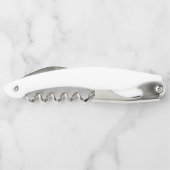 Moderne Bourgondische Rode Gepersonaliseerde Groom Kurkentrekker (Achterkant)