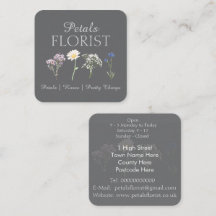 Moderne Boutique Bloemist Bedrijfsbranding Vierkan