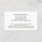 Moderne Bouw Handyman Tool Brick Wall Visitekaartje (Achterkant)