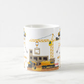 Moderne Bouw Simpele Kinderverjaardag Koffiemok (Center)