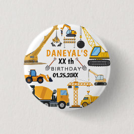 Moderne Bouw Simpele Kinderverjaardag Ronde Button 3,2 Cm