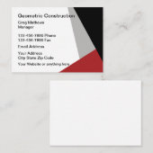 Moderne bouw visitekaartje (Voorkant / Achterkant)