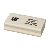 Moderne Bouwconstructie Goud & Zwart Rubberstempel (Stempel)