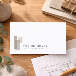 Moderne Bouwer van Woningen Minimalist Visitekaartje