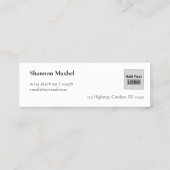 Moderne bouwmeesters Architecten Vastgoed Mini Visitekaartje (Achterkant)