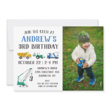 Moderne bouwplaats Aankondiging van de geboorte