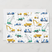 Moderne bouwplaats Aankondiging van de geboorte (Achterkant)