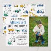 Moderne bouwplaats Aankondiging van de geboorte (Voorkant / Achterkant)