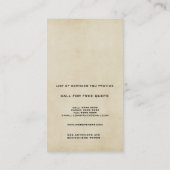 Moderne bouwstijl Sjabloon Visitekaartje (Achterkant)