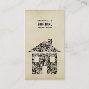 Moderne bouwstijl Sjabloon Visitekaartje