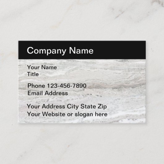 Moderne bouwstijl visitekaartje (Voorkant)