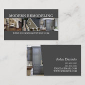 Moderne bouwwerkzaamheden voor verhuisonderdelaars visitekaartje (Voorkant / Achterkant)