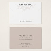 Moderne Branch Earthy-trombocytenkaart Visitekaartje (Voorkant /achterkant)