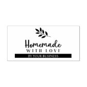 Moderne Branches Homemade met Love Quote Rubberstempel (Afrduk)
