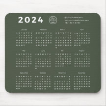 Moderne Branding Bos Groen 2024 Kalender Logo
