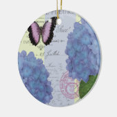 moderne  brandkranen en vlinder keramisch ornament (Links)