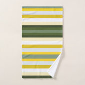 Moderne brede streep met geel bad handdoek (Handdoek)