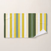 Moderne brede streep met geel bad handdoek (Handdoek)