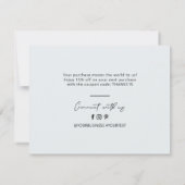 Moderne briefing bedrijfspakket Hartelijk dank Bedankkaart (Achterkant)