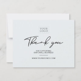 Moderne briefing bedrijfspakket Hartelijk dank Bedankkaart