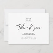 Moderne briefing bedrijfspakket Hartelijk dank Bedankkaart (Voorkant)
