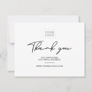 Moderne briefing bedrijfspakket Hartelijk dank Bedankkaart