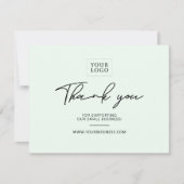 Moderne briefing bedrijfspakket Hartelijk dank Bedankkaart (Voorkant)