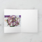 Moderne briefing foto bruiloft bedankkaart (Binnen)