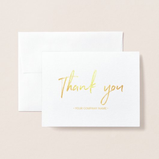 Moderne briefing voor zakelijk gebruik Hartelijk d Folie Kaarten (Voorkant met envelop)