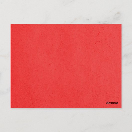 Moderne Briefkaart harttabel, rood (Achterkant)