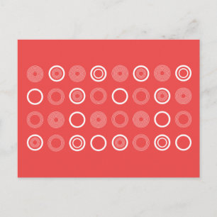 Moderne briefkaart met puntvlekken